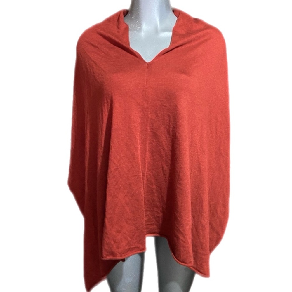 Kerisma Poncho Shawl Top Knit Wool Lagenlook One Size Bohemian Elevated Basic